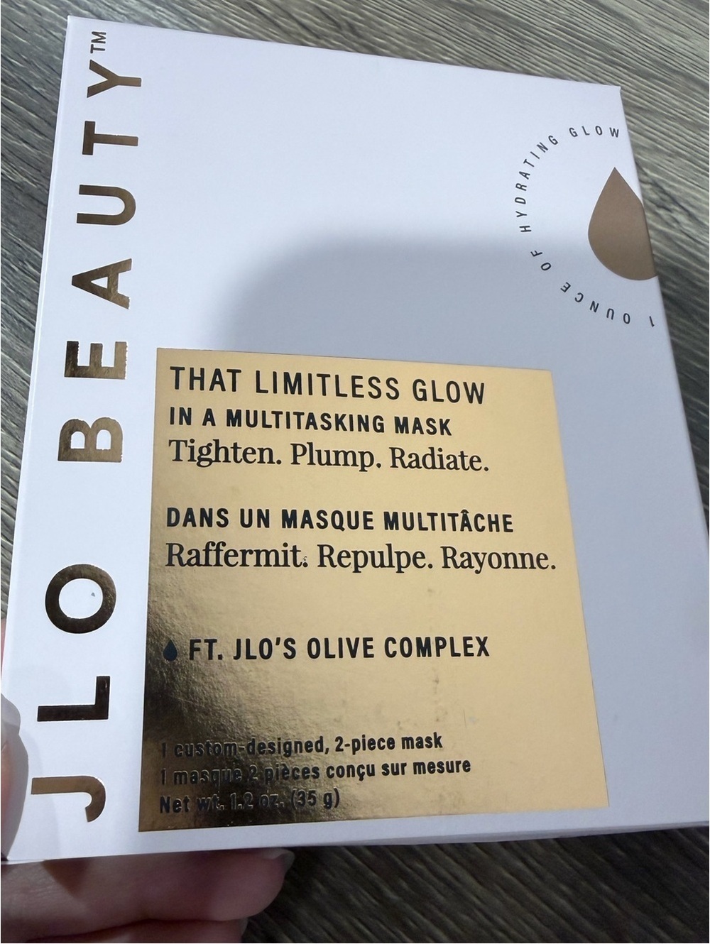 JLO Beauty That Limitless Glow Multitasking Mask - Tighten Plump Radiate NEW